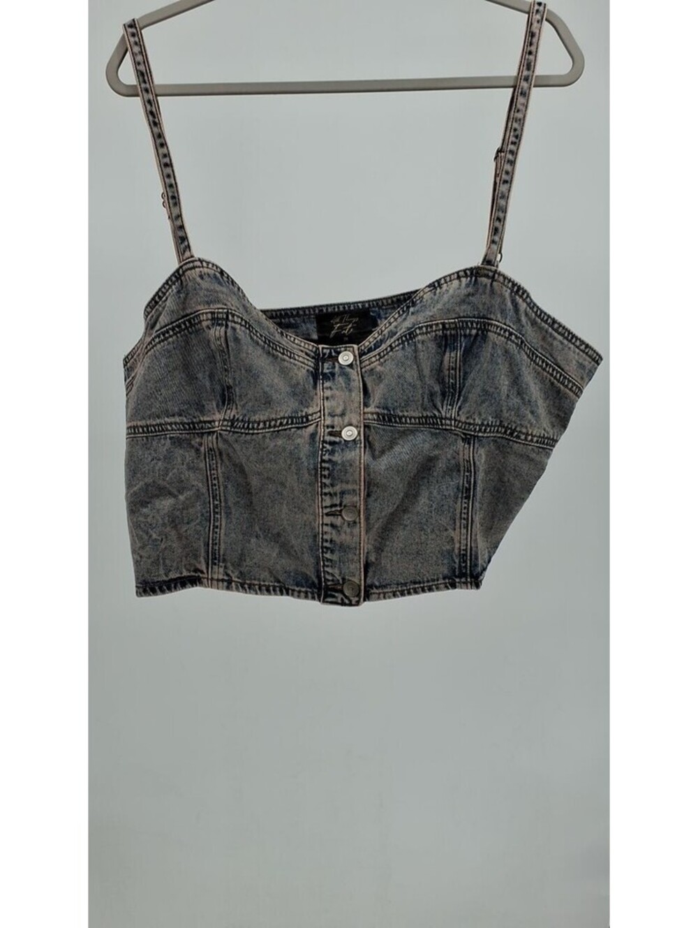 All Things Fate Talk Nice Denim Set-3X